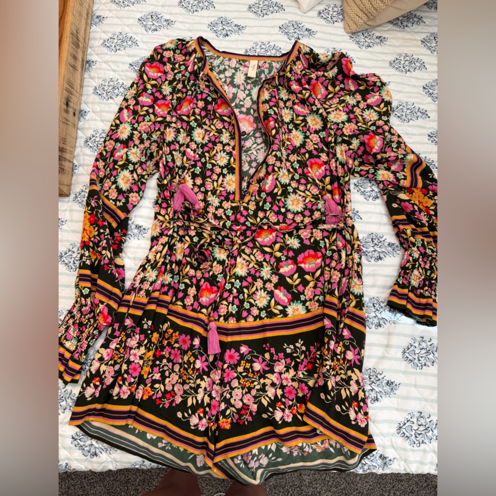 Spell Multicolor Floral Romper